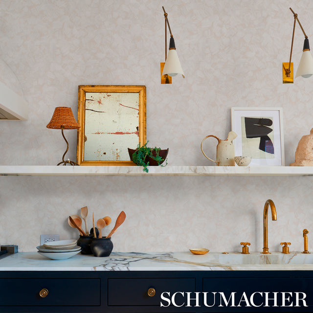 Atmos in Cloud by Backdrop Abstract Impressionist Wallpaper – Schumacher 5015282