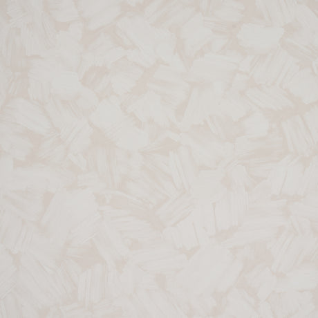 Atmos in Cloud by Backdrop abstract mid-scale wallpaper with impressionist-inspired brushstroke pattern, shown in a modern interior setting.