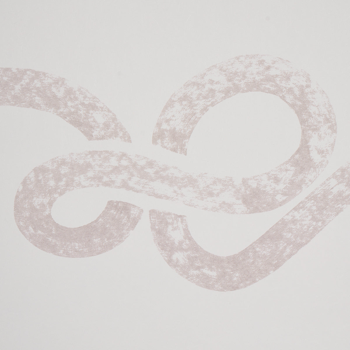 Rhapsody Fog by Backdrop Large-Scale Calligraphic Stripe Wallpaper – Schumacher 5015301