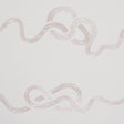 Rhapsody Fog by Backdrop for Schumacher, a large-scale calligraphic stripe wallpaper in soft neutral tones