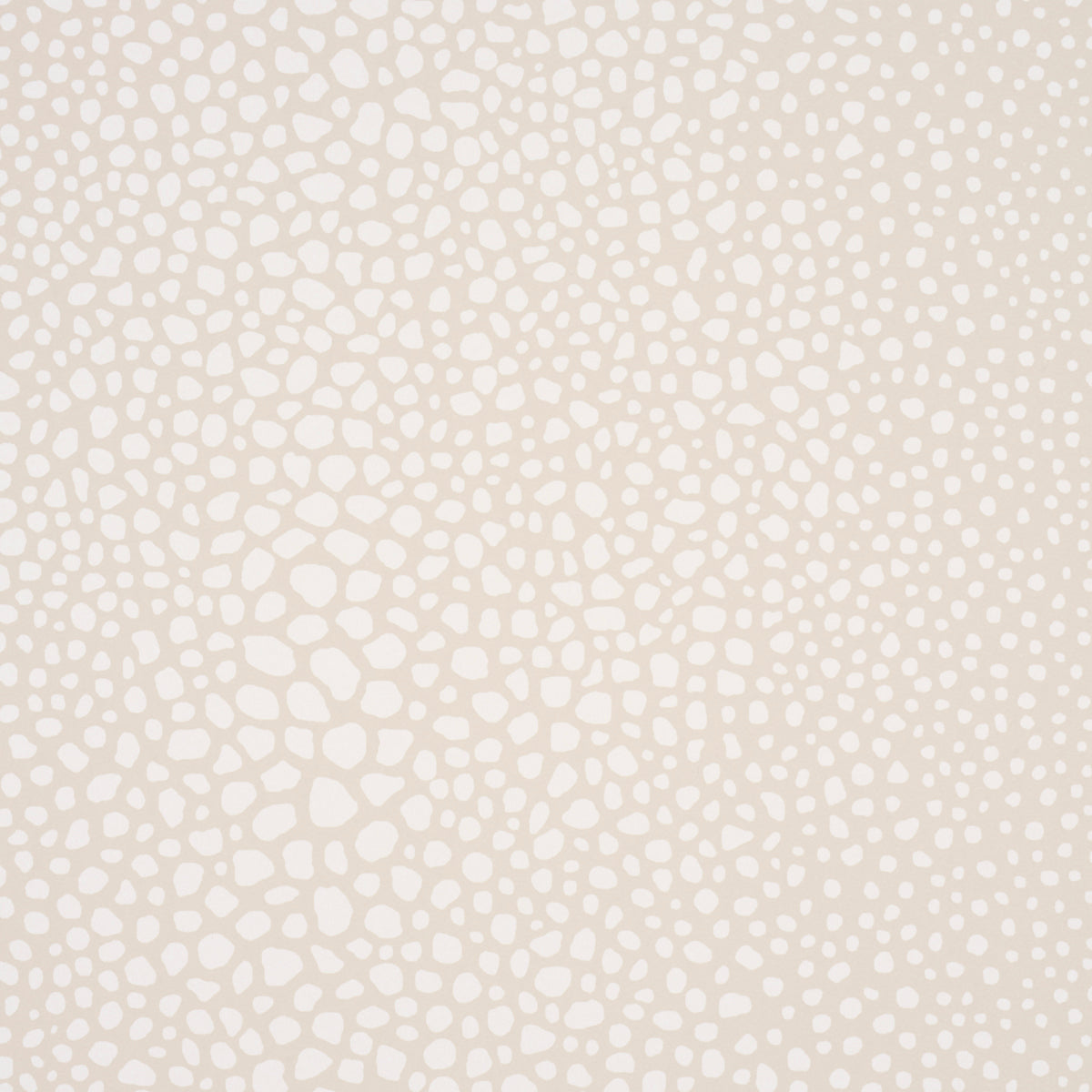 Fickle Texture Ivory by Celerie Kemble for Schumacher, a luxe, enlarged shagreen pattern wallpaper in a neutral ivory colorway.