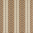 Quill Porcupine by Celerie Kemble for Schumacher. A sophisticated, multi-width stripe wallpaper inspired by 19th-century Anglo-Indian boxes, shown in a living room setting.