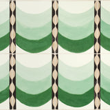 Sintra Green Trompe-l'oeil Tile Wallpaper by Celerie Kemble – Schumacher 5015351