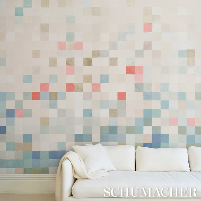 Madame de Pixel Panel Set Multi Abstract by David Kaihoi – Schumacher 5015390