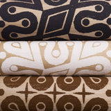 Borneo Grasscloth Black by Schumacher Celerie Kemble Hand Screen Printed Wallpaper – Schumacher 5015412