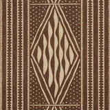 Cassava Tobacco by Schumacher Earth and Sky Collection Vertical Stripe Diamond Wallpaper – 5015420