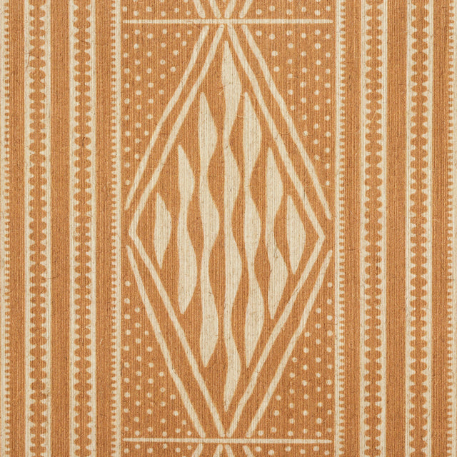 Cassava Sable by Schumacher Earth and Sky Collection Multi-width Vertical Stripe Wallpaper – Schumacher 5015421
