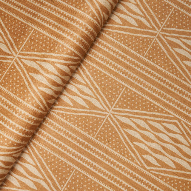Cassava Sable by Schumacher Earth and Sky Collection Multi-width Vertical Stripe Wallpaper – Schumacher 5015421