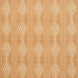 Cassava Sable by Schumacher - Earth and Sky Collection. Multi-width vertical stripe wallpaper with diamond detail, printed on a jute ground.