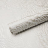 Labyrinth Grand Soft Silver by Schumacher Modern Geometric Wallpaper – Schumacher 5015432
