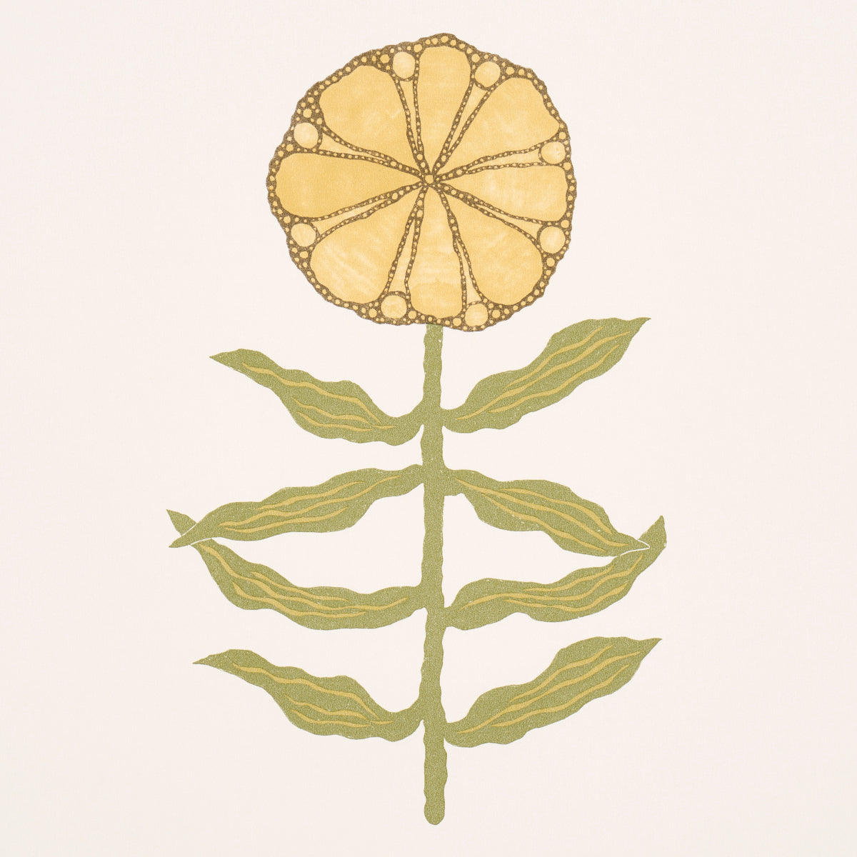 Pretty Petals Soft Yellow by Marian McEvoy Floral Wallpaper – Schumacher 5015452