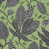 Polka Dot Jungle Black & Green Botanical Wallpaper – Schumacher 5015460