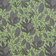 Polka Dot Jungle wallpaper by Marian McEvoy for Schumacher, featuring a large-scale botanical pattern in black and green.