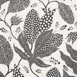 Polka Dot Jungle Black & Cream by Marian McEvoy Botanical Wallpaper – Schumacher 5015462