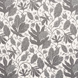 Polka Dot Jungle wallpaper by Marian McEvoy for Schumacher in black and cream, featuring a large-scale botanical and polka dot pattern.