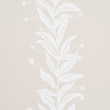Tendril Stripe Natural by Marian McEvoy Botanical Stripe Wallpaper – Schumacher 5015491