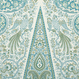 Colmery Paisley Panel Set Peacock by Schumacher Large-Scale Paisley Wall Mural – Schumacher 5015510