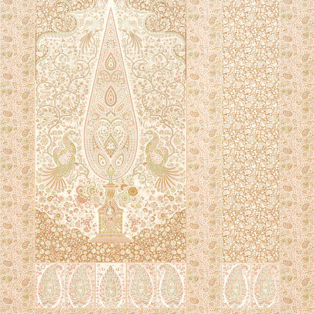 Colmery Paisley Panel Set in Petale by Schumacher Large-Scale Paisley Wallpaper Panel – Schumacher 5015512