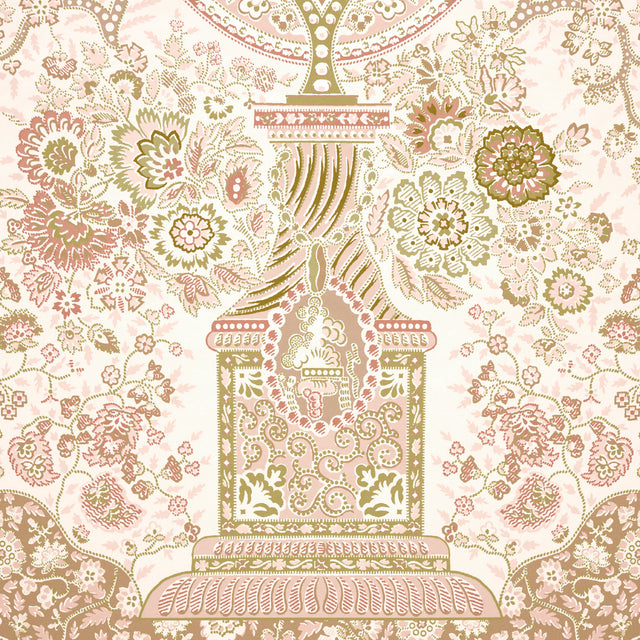 Colmery Paisley Panel Set in Petale by Schumacher Large-Scale Paisley Wallpaper Panel – Schumacher 5015512