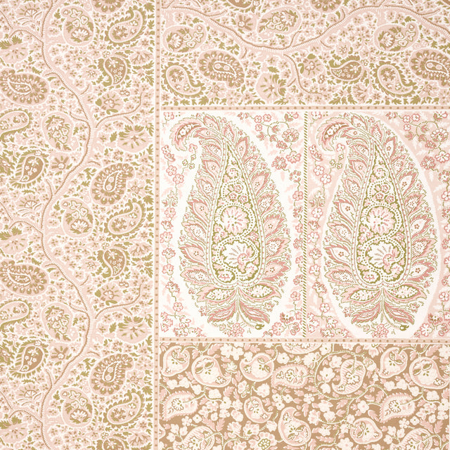 Colmery Paisley Panel Set in Petale by Schumacher Large-Scale Paisley Wallpaper Panel – Schumacher 5015512