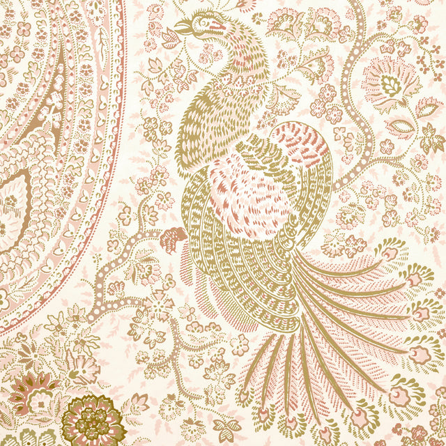 Colmery Paisley Panel Set in Petale by Schumacher Large-Scale Paisley Wallpaper Panel – Schumacher 5015512