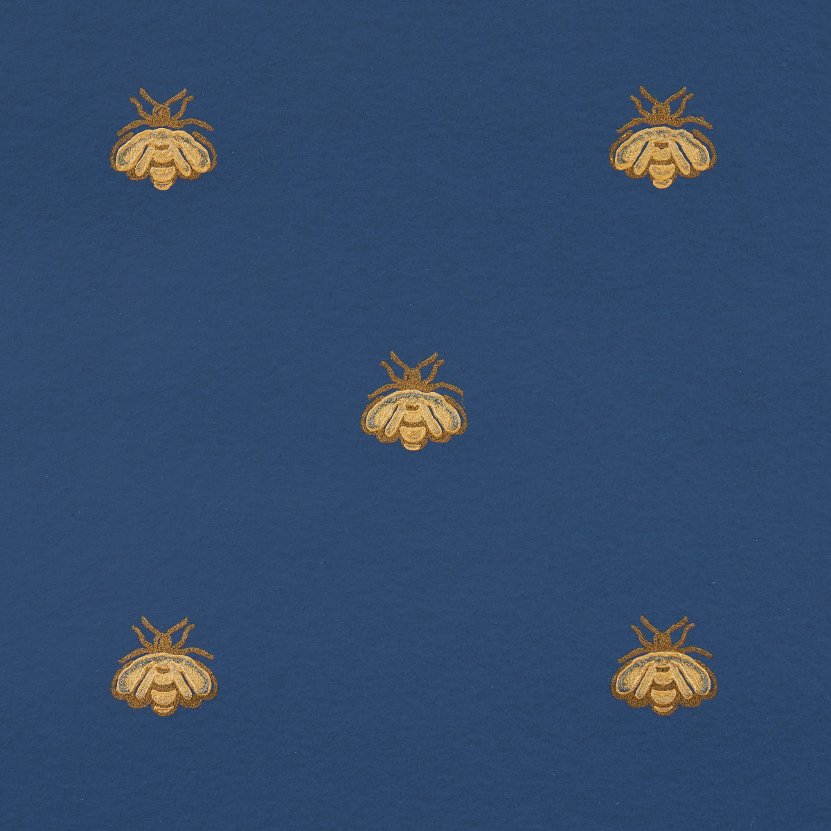 Hubert's Bees Midnight & Gold by Schumacher Metallic Bee Wallpaper – Schumacher 5015531
