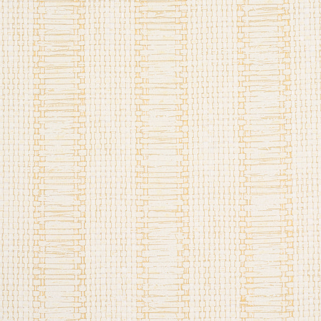 June Woven Textured Stripe Natural by Schumacher Textured & Woven Wallcoverings Wallpaper – Schumacher 5015550