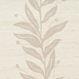 Tendril Stripe Sisal Natural by Schumacher Botanical Vine Wallpaper – Schumacher 5015561