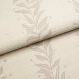 Tendril Stripe Sisal Natural by Schumacher Botanical Vine Wallpaper – Schumacher 5015561