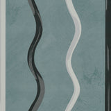 Affogato Blue Gray by Backdrop Painterly Striped Wallpaper – Schumacher 5015570