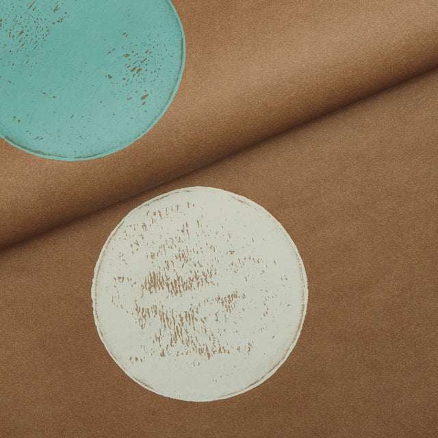 Monte Carlo Earthy Brown by Schumacher Modern Polka Dot Wallpaper – Schumacher 5015591