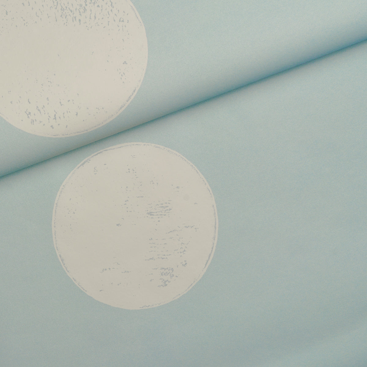 Monte Carlo Soft Blue by Backdrop Large-Scale Polka Dot Wallpaper – Schumacher 5015592