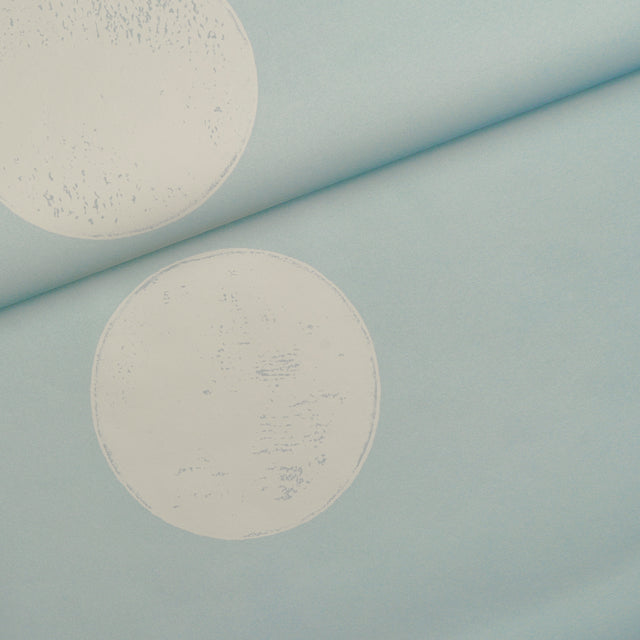 Monte Carlo Soft Blue by Backdrop Large-Scale Polka Dot Wallpaper – Schumacher 5015592