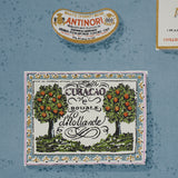 SALUD Curacao Retro Liquor Label Wallpaper – Schumacher 5015601