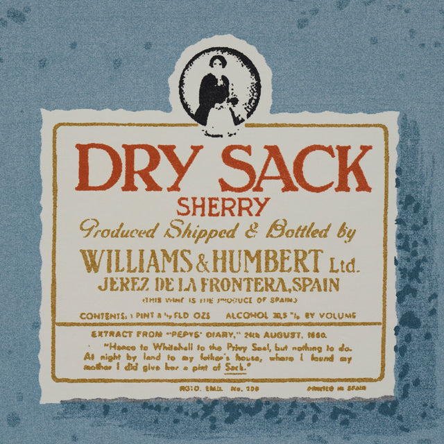 SALUD Curacao Retro Liquor Label Wallpaper – Schumacher 5015601