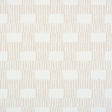 FIELD Sand by Caroline Z Hurley for Schumacher. Modern geometric block print wallpaper in a subtle sand colorway, shown in styled and detail views.