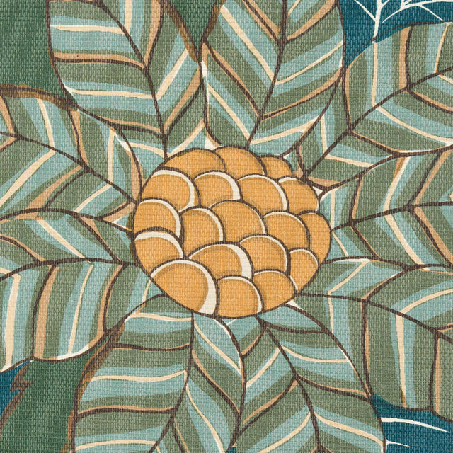 Darsy Tree of Life Sisal Panel Set Juniper Schumacher Botanical Wallpaper – Schumacher 5015630