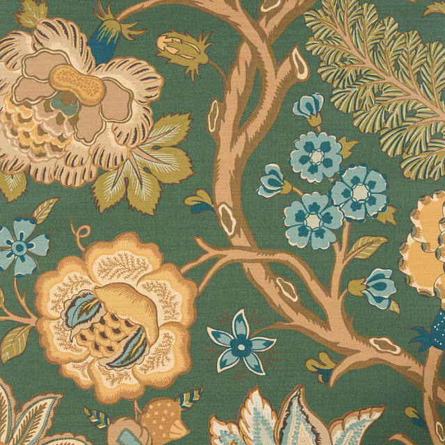 Darsy Tree of Life Sisal Panel Set Juniper Schumacher Botanical Wallpaper – Schumacher 5015630