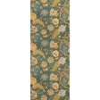 Darsy Tree of Life Sisal Panel Set in Juniper by Schumacher. Large-scale botanical wallpaper with intricate floral and foliage motifs on a textured sisal ground.