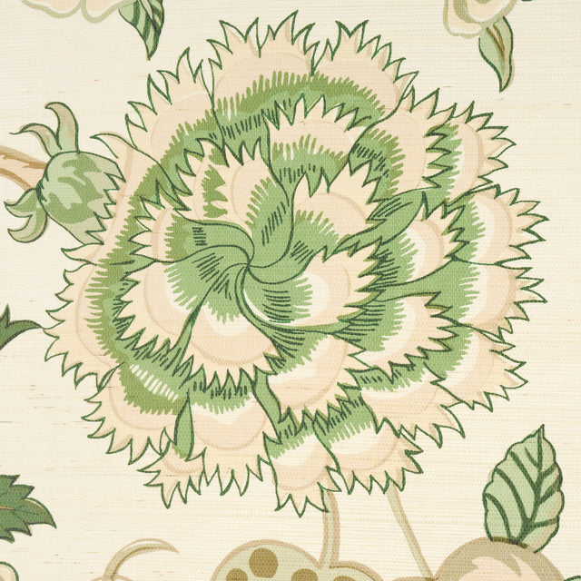 Darsy Tree of Life Sisal Panel Set Leaf by Schumacher Botanical Wallpaper – Schumacher 5015631
