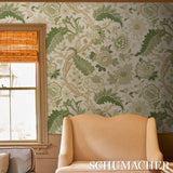 Darsy Tree of Life Sisal Panel Set Leaf by Schumacher Botanical Wallpaper – Schumacher 5015631
