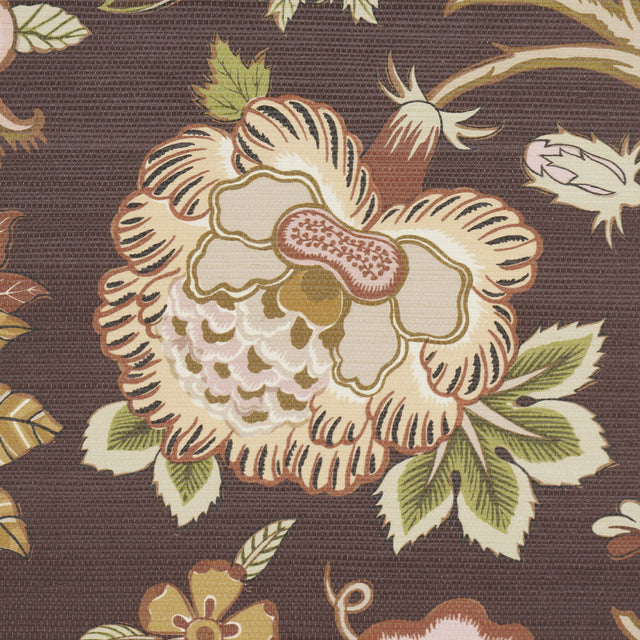 Darsy Tree of Life Sisal Sepia by Schumacher Botanical Wallpaper – Schumacher 5015640