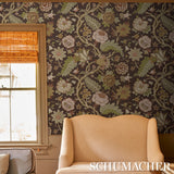 Darsy Tree of Life Sisal Sepia by Schumacher Botanical Wallpaper – Schumacher 5015640