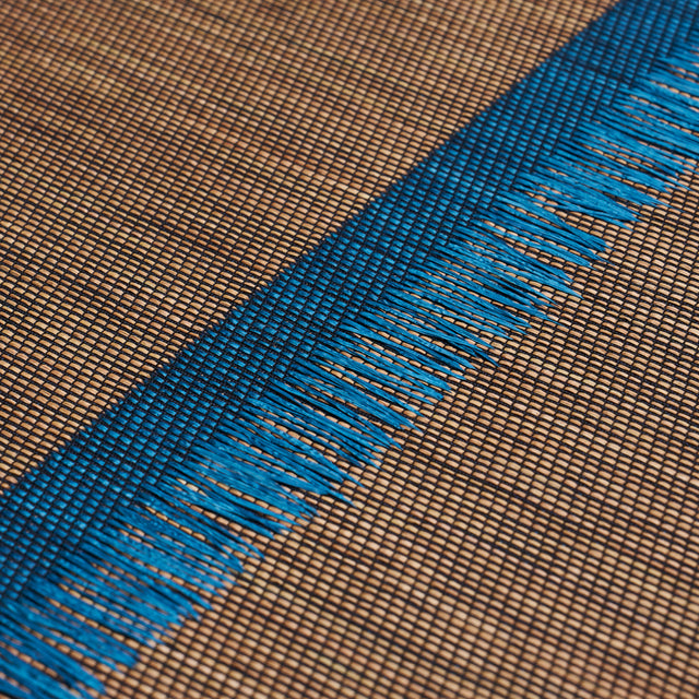 Axel Fringe Wallcovering Peacock/Brown by Schumacher Patterson Flynn – 5015710