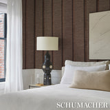 Axel Fringe Wallcovering Brown/Copper by Schumacher – Patterson Flynn Italian Stripe Wallpaper 5015711