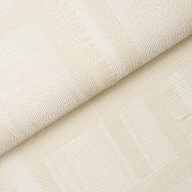 Axel Plaid Wallcovering in Parchment by Schumacher – 5015720
