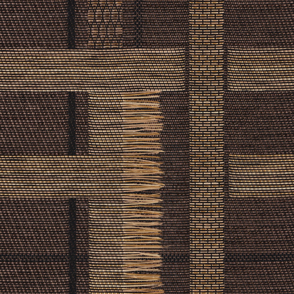 Axel Plaid Wallcovering Saddle Brown Schumacher – 5015722