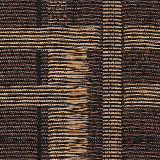 Axel Plaid Wallcovering Saddle Brown Schumacher – 5015722