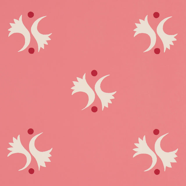 LAVIGNE Rouge by Schumacher Playful Abstract Wallpaper – Schumacher 5015730