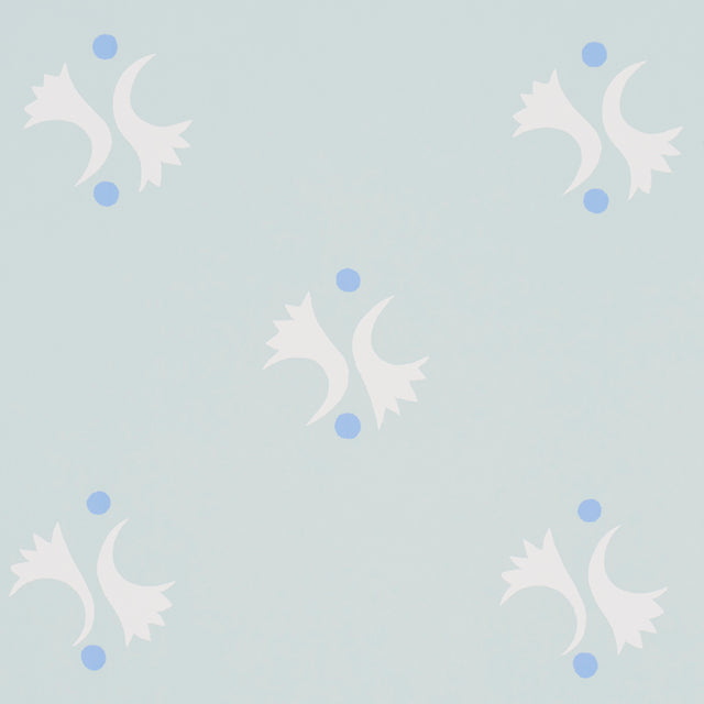 LAVIGNE Sky by Schumacher Domino Effect Collection Wallpaper – Schumacher 5015732